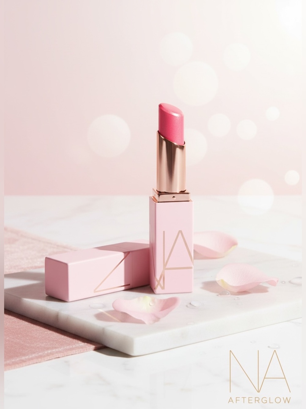 NARS Afterglow Lip Balm Orgasm 777 Mini 0.03 oz New Pink Hydrating Glow